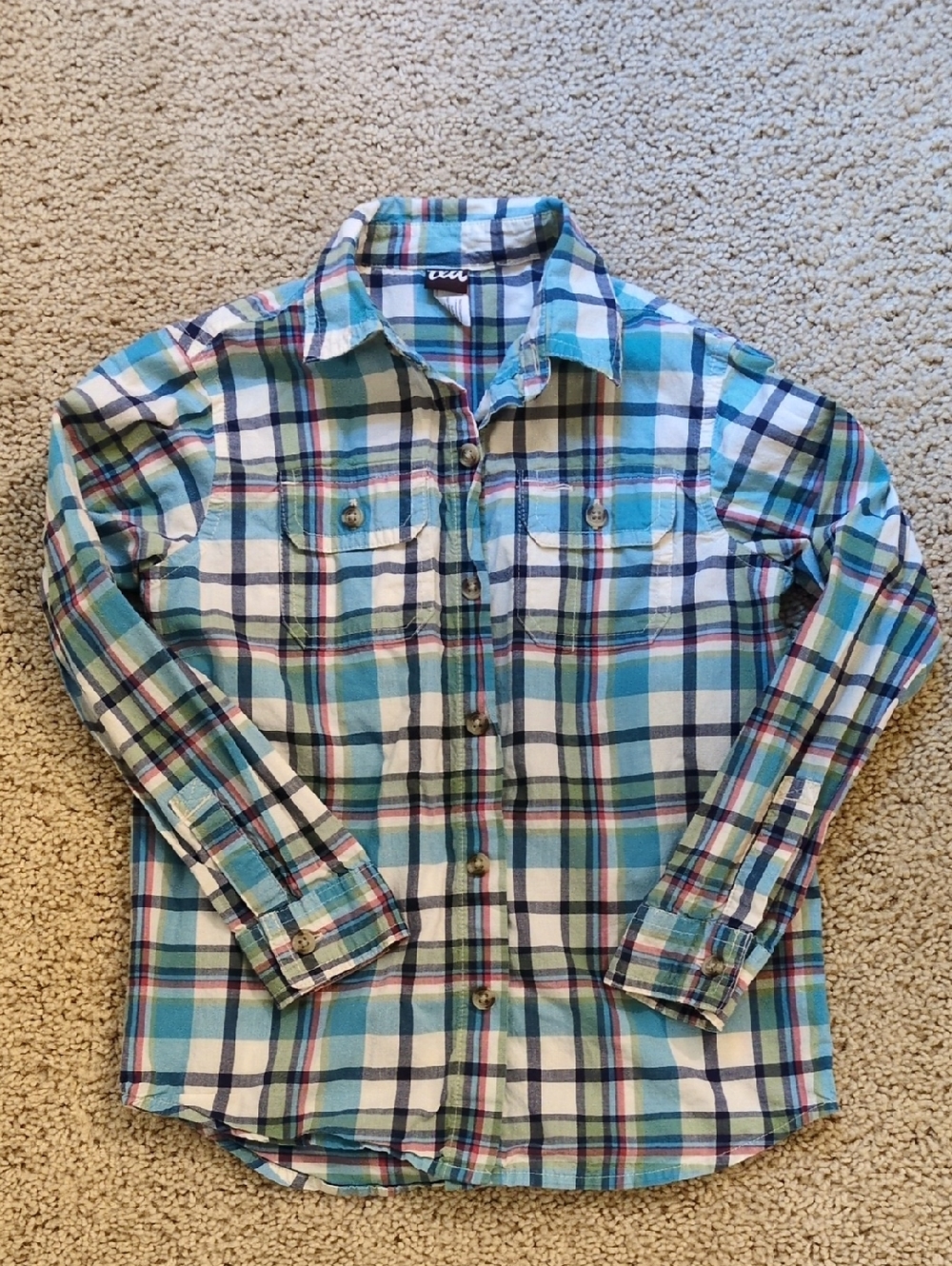 Tea Collection Button Up.